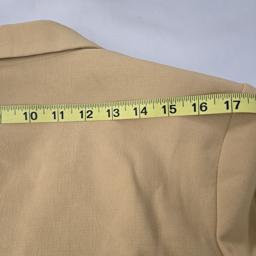 A New Day Women's Double Breasted Beige Blazer/Jacket Size Large NWT - Picture 12 of 12